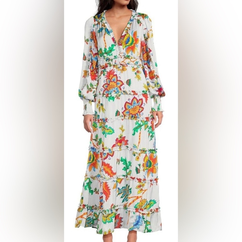 Chelsea & Violet Multicolor Floral Maxi Dress